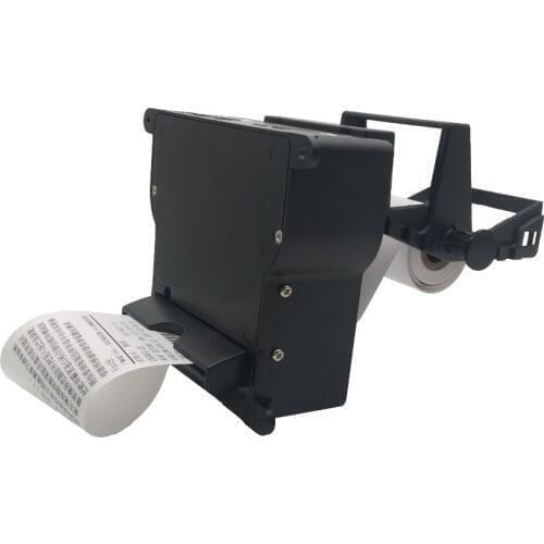 2"/58mm kiosk ticket/receipt thermal printer with snout/bezel,smart detachable vertical/horizontal mounting paper roll holder