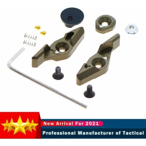 Enhanced Safety Aluminium Machined Selector Switch Lever Set For Airsoft M4 M16 BD556 AEG Gel Blaster Paintball Precise Parts
