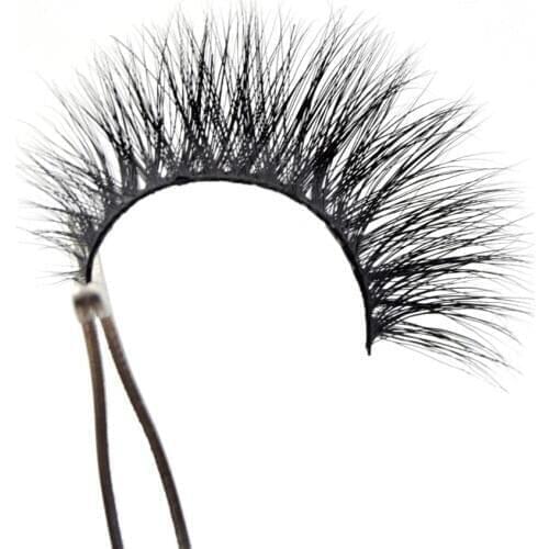 Visofree Mink Lashes Thick Criss-crossed Rounded False Eyelashes Hand Made 3D Mink Eyelashes Cruelty-free Lashes maquiagem 05E