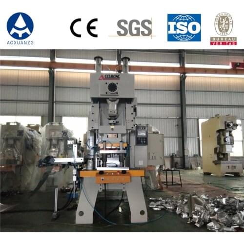 High Precision 63T Manufacturing aluminum foil container making machine Pneumatic Punching Machine