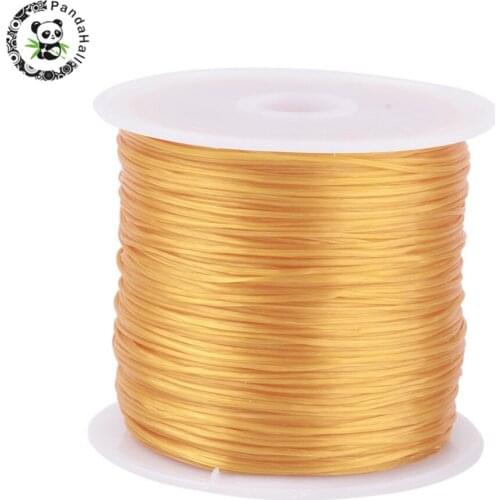18Colors 0.8mm Elastic Fibre Wire 60m/roll Pandahall Thread & Cords For Jewelry Making DIY Bracelet Jewelry Findings Wholesale
