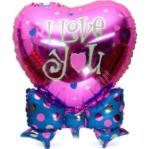 24 Inch Bow Knot Love Aluminum Film Balloon Wedding Room Festival Hotel Decoration Supplies Wholesale