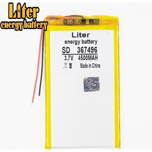 367496 357595 General 4500mah Polymer battery for 7 inch tablet pc A23/A33/MTK6577/MTK6572 4500mah battery