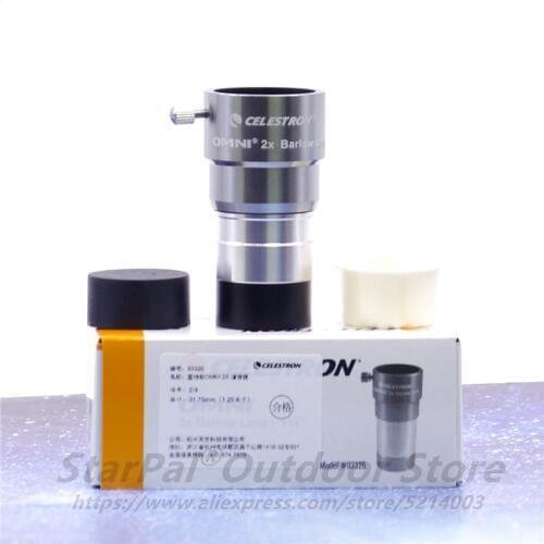 Celestron omni 2x barlow eyepiece by magnification eyepiece professional telescope barlow parts Astronomical eyepiece