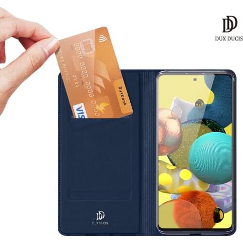 For Samsung A51/A52/A72/A42/A22/A32 5G/4G A11 A21 A21s A31 A41 A71 A03S/A02S DUX DUCIS Skin Pro Series Leather Wallet Flip Case