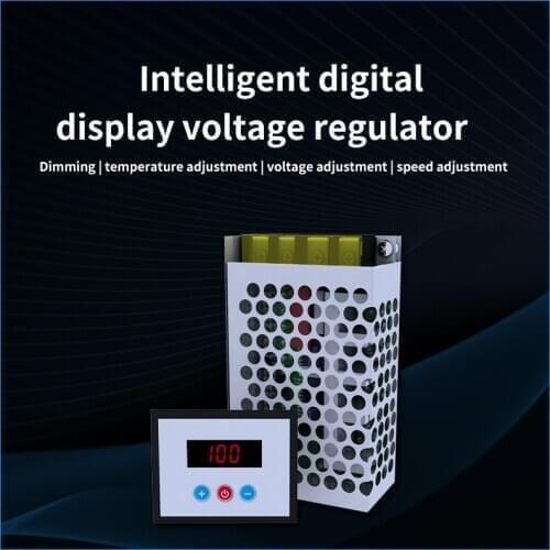 AC 220V 4KW 4000W SCR Digital Control Electronic Voltage Regulator Speed Control Dimmer Thermostat Thyristor Controller
