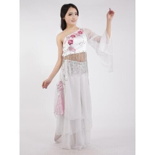 Classical Dance Rain Flower Dance Costume 7104 Flower in Rain Free Shipping