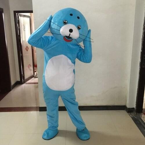 Character Sea Lion Mascot Costumes Seal Costumes Cosplay Theme Mascotte Carnival Costume Fancy Stage Performance Mascots