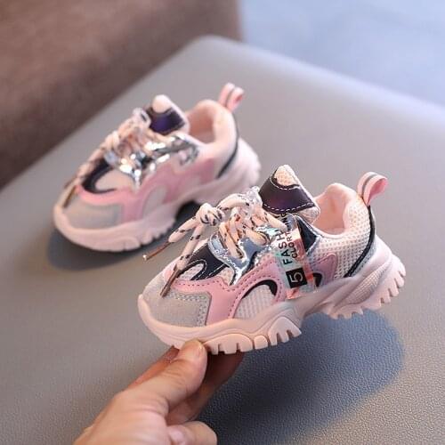 2021 Winter New Baby Boys Casual Shoes Girls Toddler Shoes Infant Sports Running Shoes Soft Bottom Comfortable Children Sneakers