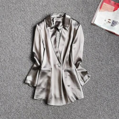 Triacetic acid small suit coat slim and light luxury
