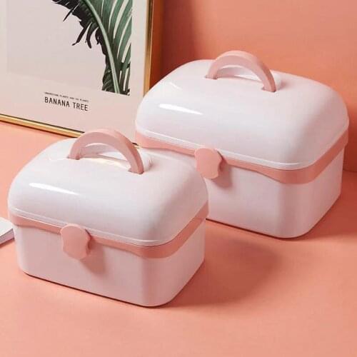 Cute family medicine storage box, home first aid medical kit, large-capacity medicine box for doctors and nurses