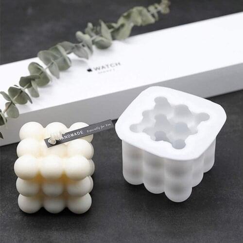 New DIY Candles Mould Soy Wax Candle Mold Aromatherapy Plaster Candle 3D Silicone Mold Hand-made Soy Wax Soap Candles Mold