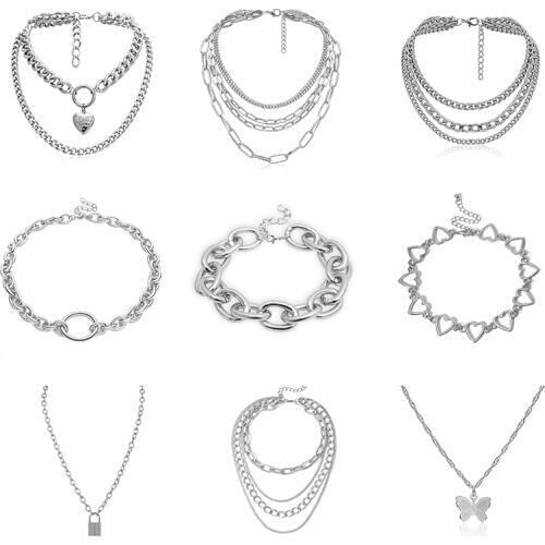 Серебряные чокеры Recordar Espacio China At AliExpress