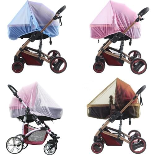 Useful Mesh Buggy Crib Netting Cart Mosquito Net Pushchair Full Cover Net Infants Baby Stroller Pushchair Mosquito Insect Net