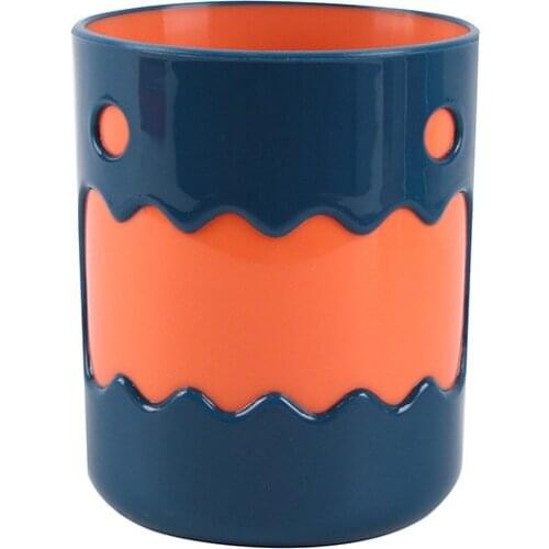 Cute Wheat Straw Cartoon Expression Mouthwash Cup Creative Children Brushing Cup Plastic Cup Toothbrush Toothbrush Cup