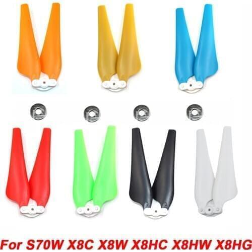 4PCS RC Drone Propeller Foldable Blade Spare Part for RC Quadcopter SYMA X8C X8W X8G X8HC X8HW X8HW SJRC S70W Blade Accessory