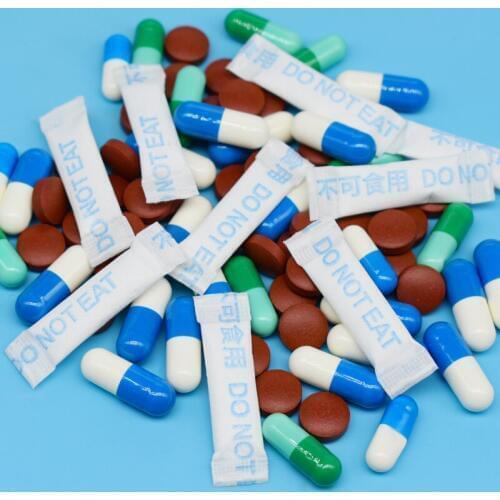 0.5g/bag Silica gel desiccant strip dehumidifier for household food, medicine and health products
