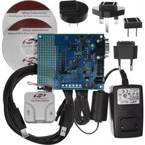 1 pcs x C8051F330DK 8051 MCU DEVELOPMENT KIT W/ US POWER SUPPLY Tool Is For Evaluation Of C8051F330