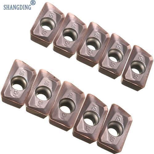 Brand New 10pcs APMT1135PDER-M2 VP15TF INSERT Carbide Inserts Milling For Steel/Cast Iron Rough Machining/Semi-finishing