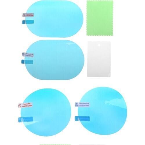 2PCS Car Rearview Mirror Protective Film Anti Fog Window Foils Rainproof Rear View Mirror Protective Film