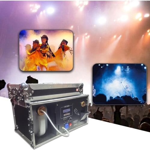 2000W Mist Haze Machine 5L Stage Fog Machine Flight Case Packing Disco Party LED Moving Head Light DJ Par Light Smoke Equipments