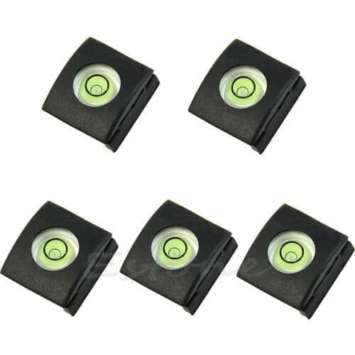 5pc Camera Shoe Bubble Spirit Level Cover Cap For Canon Nikon Pentax Olympus