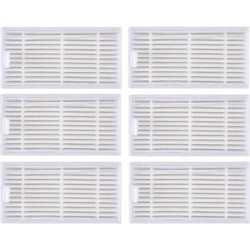 6PCS Sponge Hepa Filter Robot Vacuum Cleaner Parts for Chuwi Ilife V55 V50 V5 V5S V3 V3S V50 Pro X5 Accessories