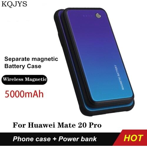 Wireless Magnetic Battery Charger Cases For Huawei Mate 20 Pro Battery Case Power Bank Charging Cover For Huawei Mate 20 Pro