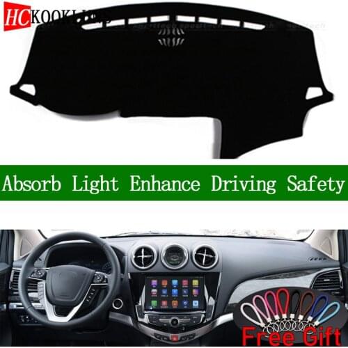 For BYD S7 2011 2012 2013 2014-2017 Dashboard Cover Sun Shade Dash Mat Pad Carpet Car Stickers Interior Accessories