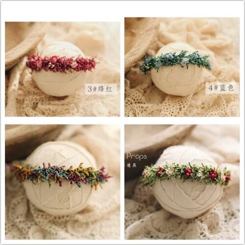 Baby headband flower newborn photography props headbands party studio handmade baby props