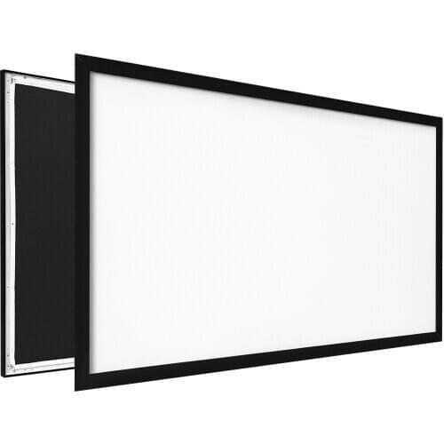 Projection Screen 3.3M/130IN 16:9 Outdoor Projection Screen Aluminum Alloy 3D Projection Frame Screen for Movie Theater 4K HD TV