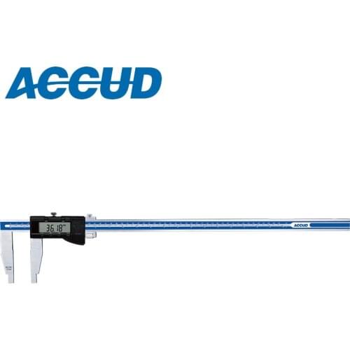 ACCUD Wide Measuring Range Electronic Digital Caliper with long jaws 0-300/500/600/1000/1500/2000mm 12"/20"/24"/40"/60"/80"