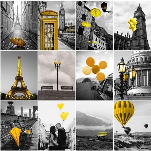 EverShine Diamond Painting Kit Landscape Needlework Diamond Embroidery Mosaic Art Tower Beaded Set Embroidery DIY Handmade Hobby