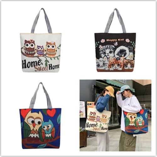 Fun Hot Broadcast Friends TV Show Women Bag Harajuku Fashion Shoulder Bags New Retro Big Handbag Cat Messenger Bag Purse