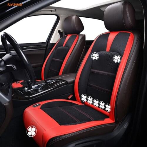 KAHOOL 12V Seat ventilation 1pc car seat cover for Renault all models duster megane clio laguna kadjar fluence Captur scenic