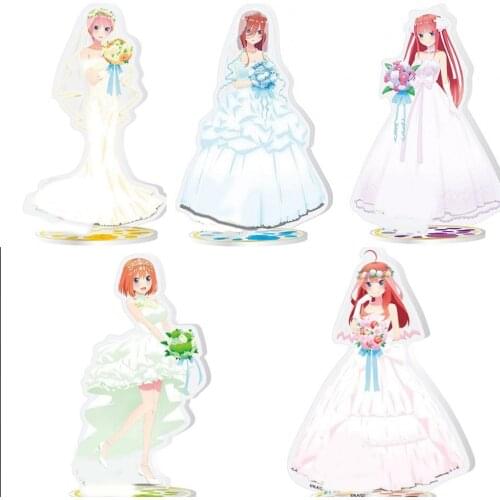 Anime The Quintessential Quintuplets Nakano Ichika Miku Acrylic Stand Figure Display Model Plate Desktop Decor Ornamnts Gift Toy