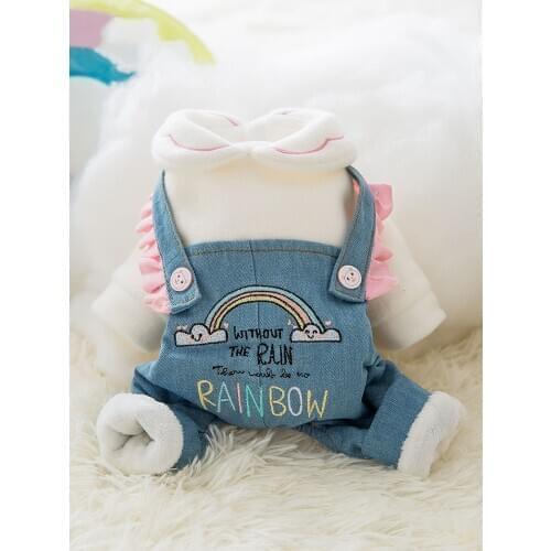 Overalls Dog Clothes Pet Clothing For Dogs Jumpsuit Soft Dog Coat Jacket Pet Outfit For Dogs Costume Chihuahua Clothing