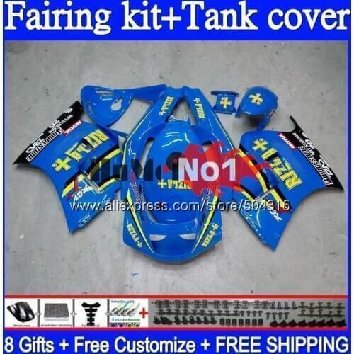 +Tank For SUZUKI SAPC VJ21 RGV250 RGVT250 1988 1989 1990 1991 RIZLA blue 89MC.26 RGV-250 VJ22 21 RGV 250 88 89 90 91 Fairings