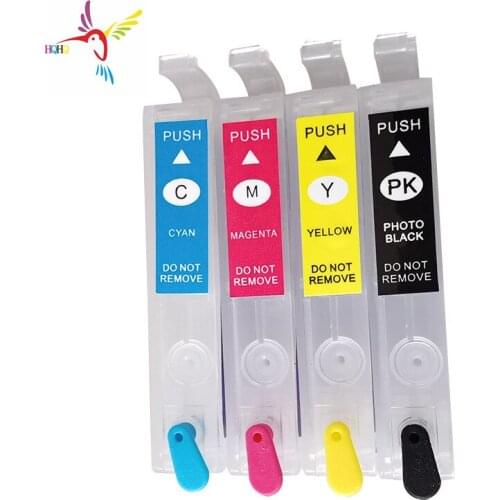 4 Colors/Set T0731N- T0734N Refillable Ink Cartridge With Permanent Chip For Epson TX100/TX101/TX200/TX209/TX110/TX210/TX300F
