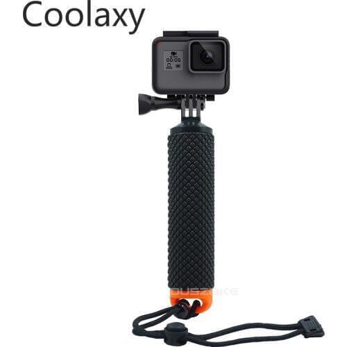 Coolaxy FM1 Floating Grip For Gopro Hero 7 6 Selfie Stick For Gopro Hero Mount For Go pro 6 Floaty For Go pro 5 Yi 4K Accessory