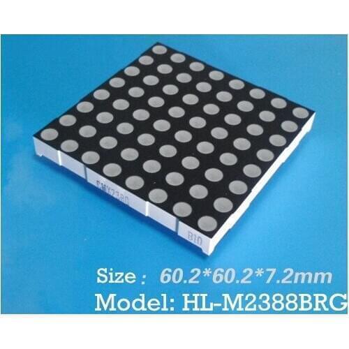 LED Dot Matrix Red and Green Double Color Dot Matrix 5.0 double color double color dot matrix