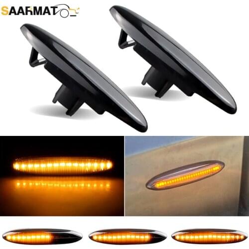2PCS Led Dynamic Side Marker Turn Signal Light For Lexus IS250 IS350 SC430 Toyota MARK X REIZ CROWN UZZ40 Highlander Camry 40