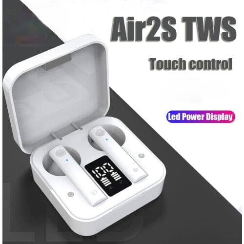 Air2S TWS Bluetooth 5.0 Earphones Noise Cancelling fone With Microphone Handsfree Wireless Earbuds For Xiaomi IOS iPhone