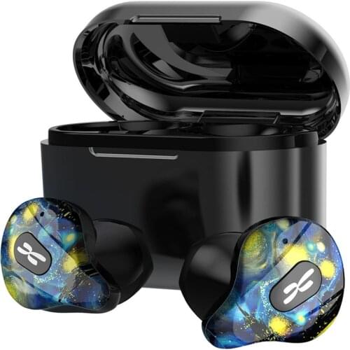 TWS Earphones Bluetooth Compatible Headphones IPX5 Waterproof Stereo Earbuds for Cell Phone Competition PUBG Game