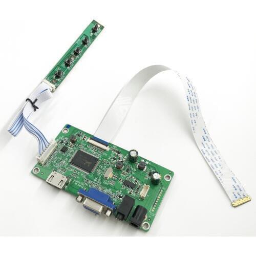 VGA Audio lcd controller board kit with HDMI-compatible for 15.6 inch N156BGE-E32 N156BGE-E31 1366X768 easy diy repair