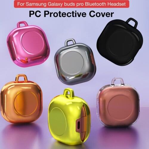 Headset Protective Skin Cover PC Case For Samsung Buds Pro Bluetooth Headset Silica Gel Anti-fall Dustproof Protective Case