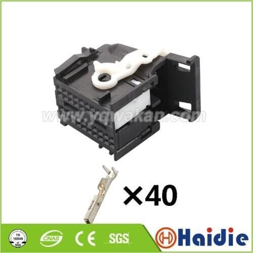1set 40pin Automotive housing plug wiring harness unsealed cable connector 967286-1
