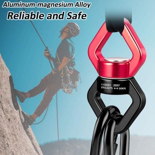 10Pcs Swing Swivel Practical For Hammock 30KN Rotational Device Universal Aerial Silks