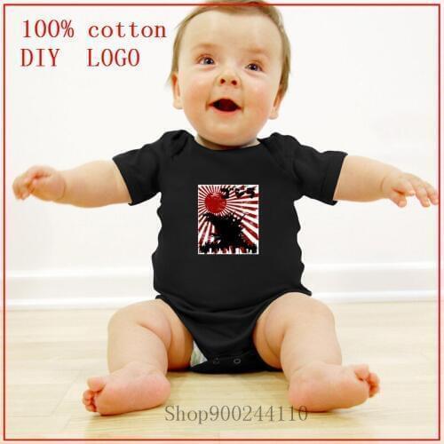 2020 Unisex New Born Natural cotton Clothes Bodysuits baby King Kaiju Rising the Sun Baby Girl Clothes Cotton Baby Boy Clothes