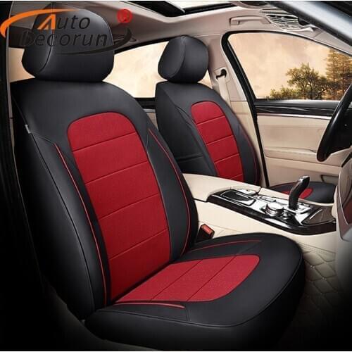 AutoDecorun Genuine Leather Seat Covers for Mercedes-Benz ML350 ML320 ML500 ML550 ML300 ML400 Car Seat Cover Sets Accessories
